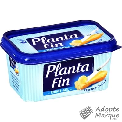 Planta Fin Margarine - Demi Sel - 60%MG La barquette de 510G