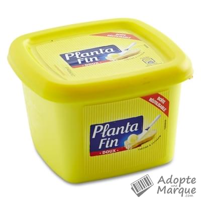 Planta Fin Margarine - Doux - 60%MG Le pot de 1KG