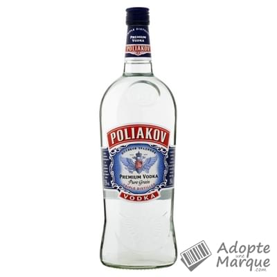 Poliakov Vodka Premium - 37,5% vol. "La bouteille de 1,5L"