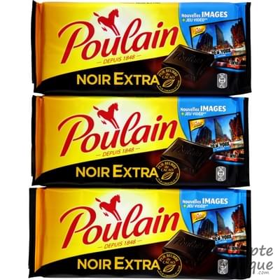 Poulain Chocolat Noir Extra Les 3 tablettes de 100G