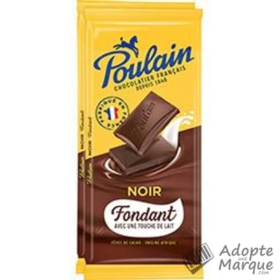 Poulain Chocolat Noir Fondant Les 2 tablettes de 95G