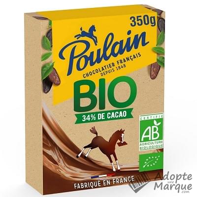Poulain Chocolat en poudre 34% Cacao Bio  La boîte de 350G
