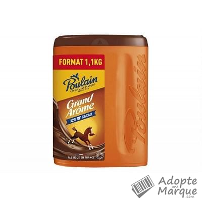 Poulain Chocolat en poudre Grand Arôme 32% Cacao "La boîte de 1,1KG"