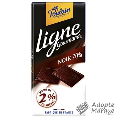 Chocolat Noir 70% Fine et gourmande - Poulain - 100 g