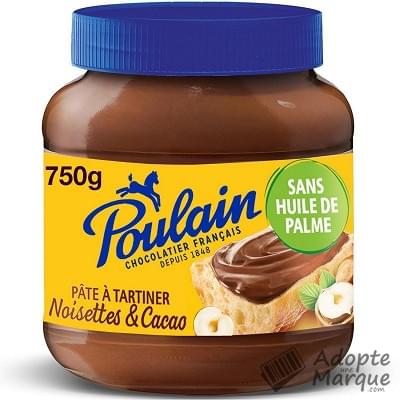 Poulain Pâte à tartiner Noisettes & Cacao Le pot de 750G