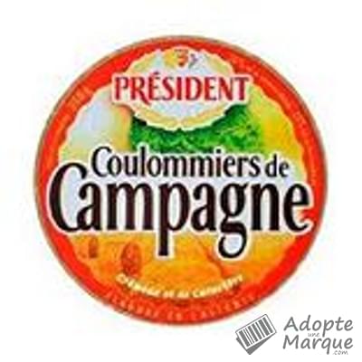 Président Coulommiers de Campagne - 24%MG Le fromage de 350G