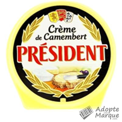 Président Crème de Camembert fondu - 25%MG Le pot de 150G