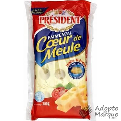 Président Emmental Cœur de Meule - 28%MG Le fromage de 275G