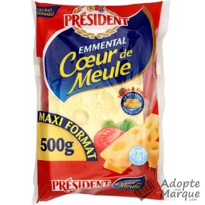 Président Emmental Cœur de Meule - 28%MG Le fromage de 500G