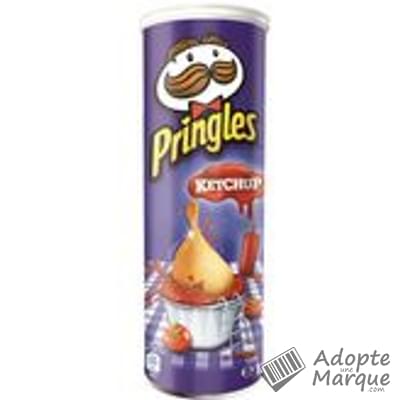 Pringles Biscuits apéritif - Goût Ketchup La boîte de 165G