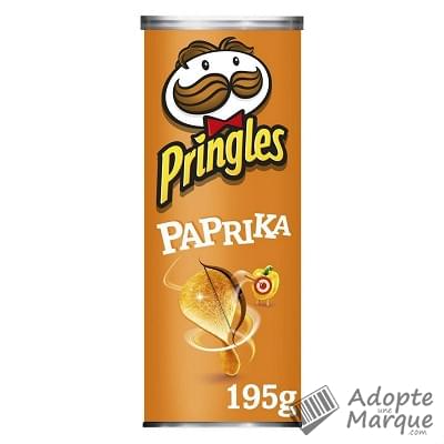 Pringles Biscuits apéritif - Goût Paprika La boîte de 195G