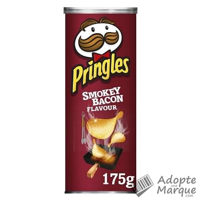 Pringles Biscuits apéritif - Goût Smokey Bacon  La boîte de 175G