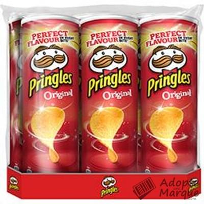 Pringles Biscuits apéritif - L'Original Les 6 boîtes de 175G
