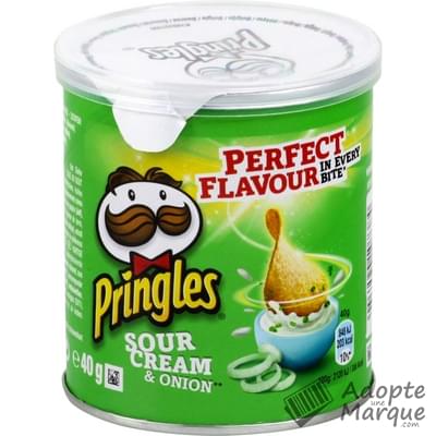 Pringles Mini - Biscuits apéritif - Goût Sour Cream & Onion La boîte de 40G
