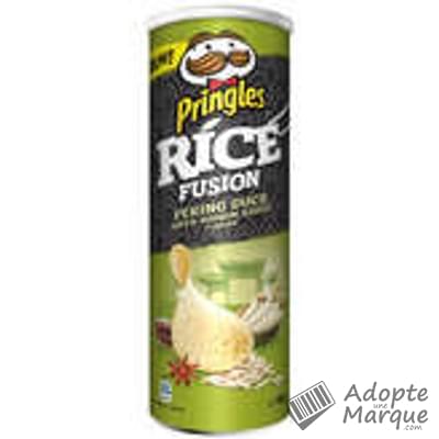 Pringles Rice Fusion - Biscuits apéritif - Goût Canard Laqué La boîte de 160G