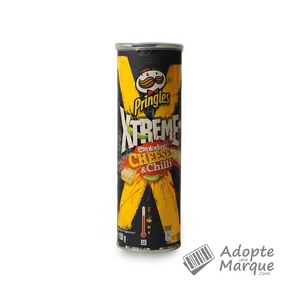 Pringles XTREME - Biscuits apéritif - Exploding Cheese & Chili La boîte de 150G