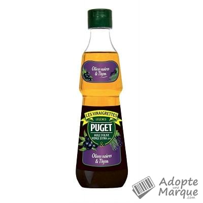 Puget Vinaigrette d'Olives Noires & Thym La bouteille de 33CL