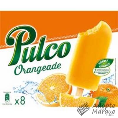 Pulco Bâtonnet Orangeade Les 8 glaces - 400G