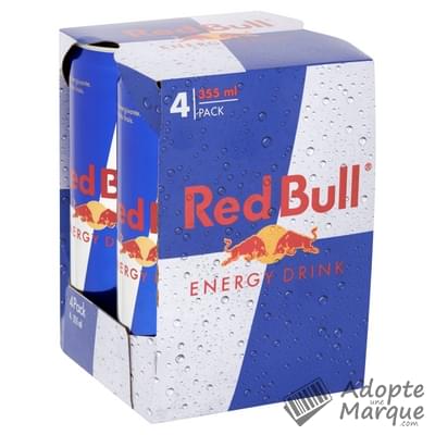 Red Bull Boisson énergisante Les 4 canettes de 355ML