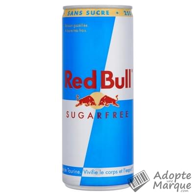 Red Bull Boisson énergisante - Sans Sucre La canette de 250ML