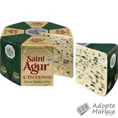 Saint Agur Fromage l'Intense à la Coupe Le fromage de 200G