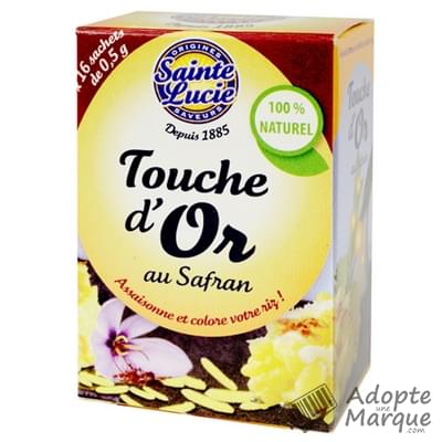 Sainte Lucie Touche d'Or au Safran "La boîte de 16 doses de 0,5 = 8G"
