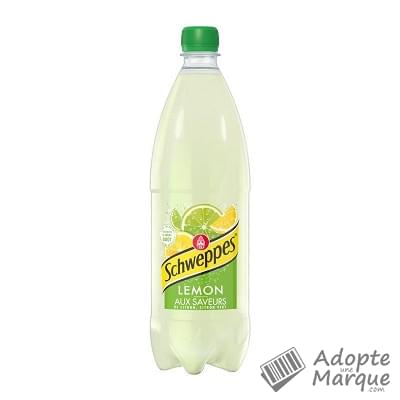 Schweppes Lemon - Boisson Gazeuse Saveur Citron La bouteille de 1L