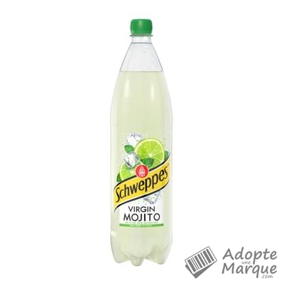 Schweppes Virgin Mojito - Boisson Gazeuse Citron Vert & Menthe "La bouteille de 1,5L"
