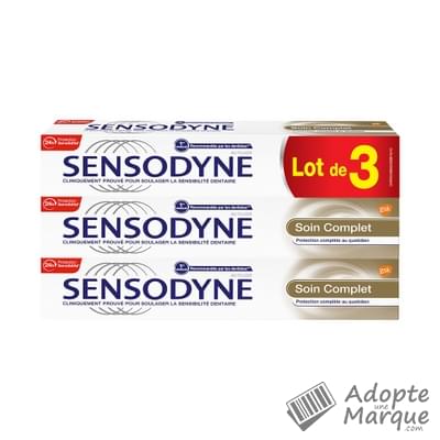 Sensodyne Dentifrice Soin Complet Les 3 tubes de 75ML