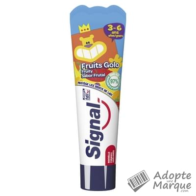 Signal Dentifrice Kids Fruits Golo (3 à 6 ans) Le tube de 50ML