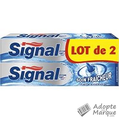 Signal Dentifrice Soin Fraîcheur Aquamenthe Les 2 tubes de 75ML