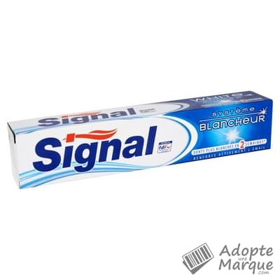 Signal Dentifrice Système Blancheur Le tube de 75ML