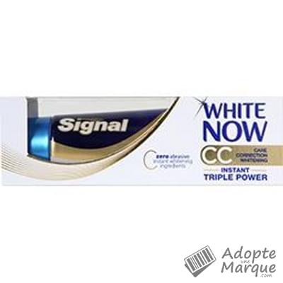 Signal Dentifrice White Now CC Triple Power Le tube de 50ML