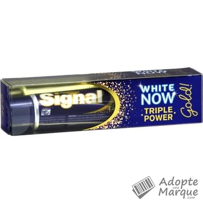 Signal Dentifrice White Now Gold Blancheur Triple Power Le tube de 50ML