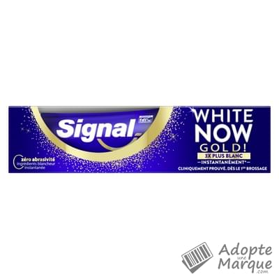 Signal Dentifrice White Now Gold Blancheur Triple Power Le tube de 75ML