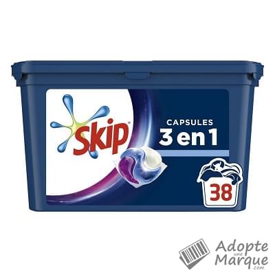 Skip Active Clean - Lessive en Capsules - 3en1 Les 38 capsules