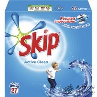 Skip Active Clean - Lessive en Poudre "Le paquet de 1,89KG (27 lavages)"