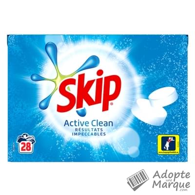 Skip Active Clean - Lessive en Tablettes Les 28 doses