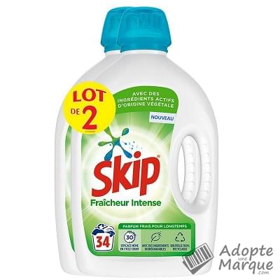 Skip Fraîcheur intense - Lessive Liquide "Les 2 bidons de 34 lavages - 2x1,7L"