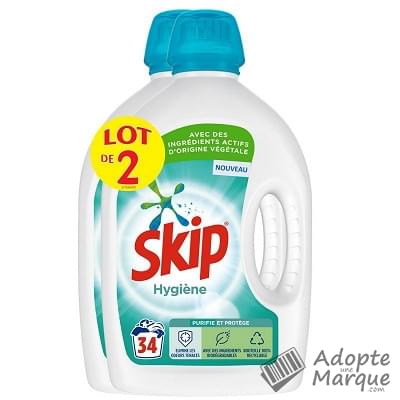 Skip Hygiène - Lessive Liquide "Les 2 bidons de 34 lavages - 2x1,7L"