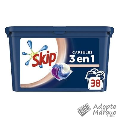 Skip Sensitive - Lessive en Capsules - 3en1 Les 38 capsules