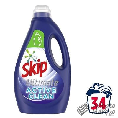 Skip Ultimate Active Clean - Lessive Liquide "Le bidon de 1,7L (34 lavages)"