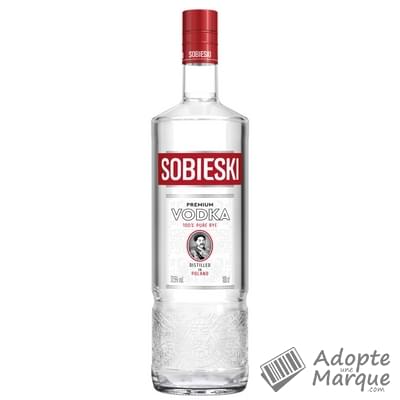 Sobieski Vodka - 37,5% vol. La bouteille de 1L