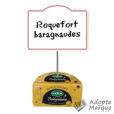 Société Caves Baragnaudes - Roquefort - 32%MG "Le demi-pain de 1,35KG"
