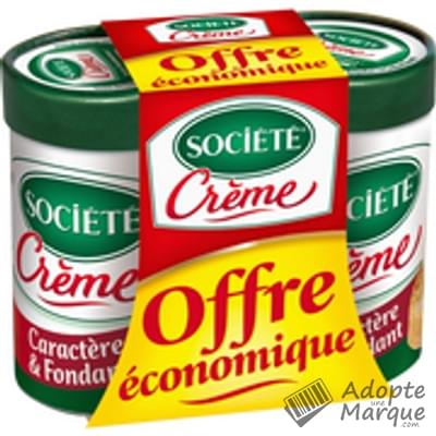 Société Crème - Fromage fondu de Brebis - 23%MG Les 2 pots de 100G