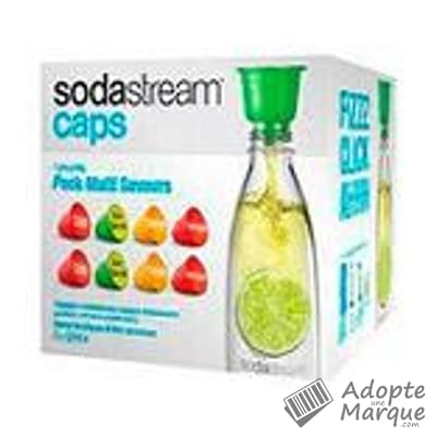 Sodastream Caps Multi-Parfums (Cola, Citron-Citron Vert, Orange & Fruits Rouges) La boîte de 8 capsules