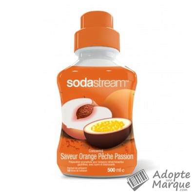 Sodastream Concentré Saveur Orange, Pêche & Passion Le flacon de 500ML