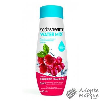 Sodastream Concentré Water Mix Cranberry & Framboise Le flacon de 440ML