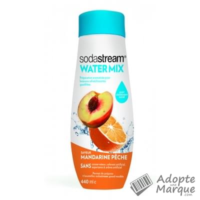 Sodastream Concentré Water Mix Mandarine & Pêche Le flacon de 440ML