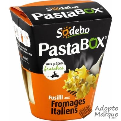 Sodebo Pasta Box - Fusilli aux Fromages Italiens La box de 300G